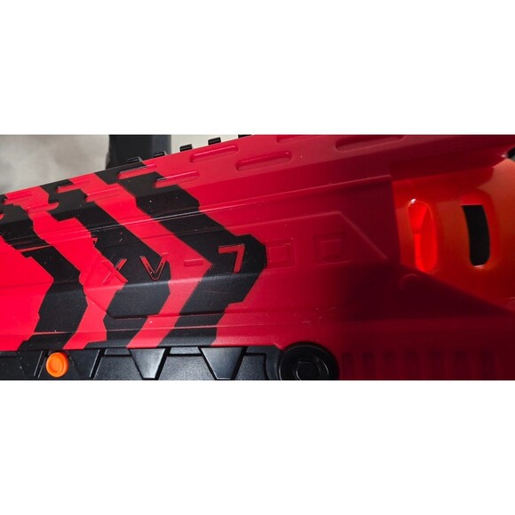 Pair of Nerf Rival Apollo XV-700 Blasters – Red & Phantom Corps White – w/Flags - Picture 8 of 12